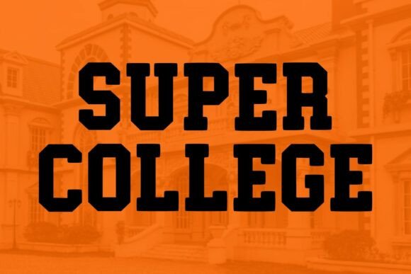 School Come Back Font PNG with transparent background - Preview 1