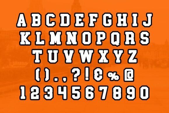 School Come Back Font PNG with transparent background - Preview 4