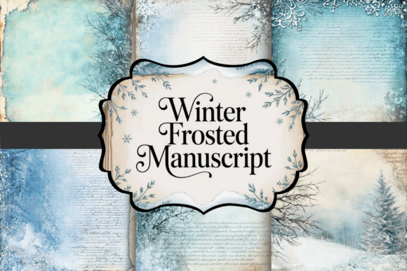 Winter Frosted Manuscript