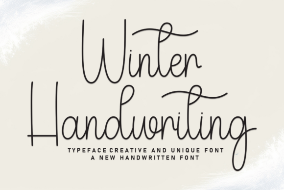 Winter Handwriting
