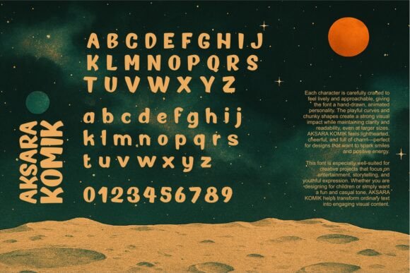 Aksara Komik Font - Preview 1