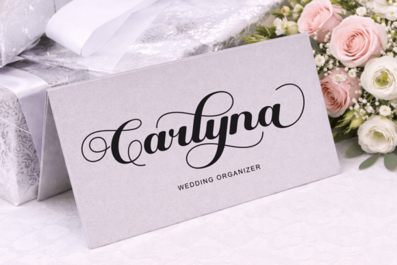 August Wedding Font - Preview 3