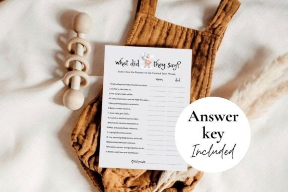 Baby Shower Games Printable