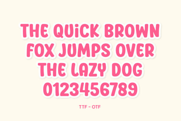 Bubble Girls Font - Preview 4