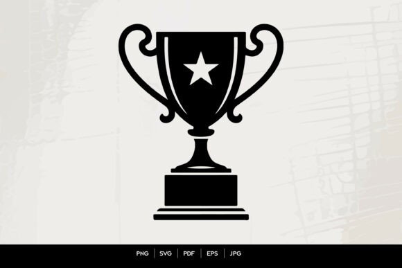 Champion Trophy Silhouette Icon