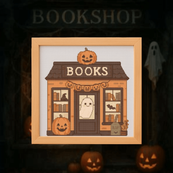 🧙Cosy Witch Scene Cross Stitch Pattern