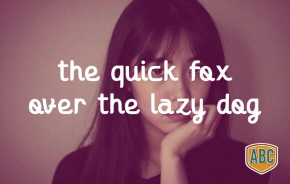 Dark Magenta Font - Preview 1