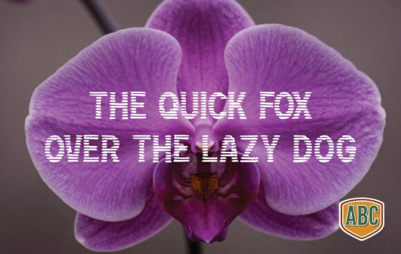 Darkorchid Font PNG with transparent background - Preview 1