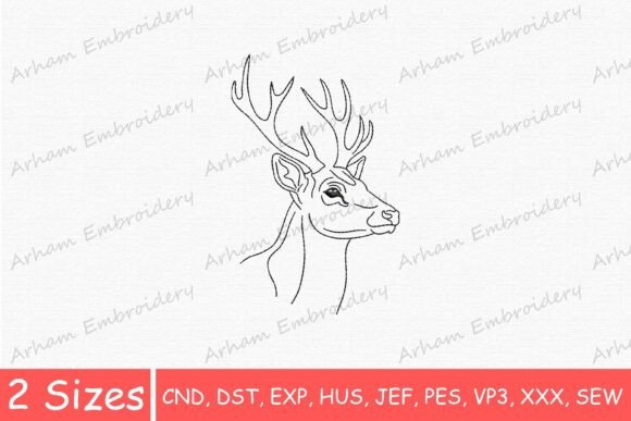 Deer Head, Antler Stag Wildlife