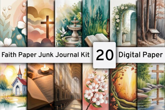 Faith Paper Junk Journal Kit, Background