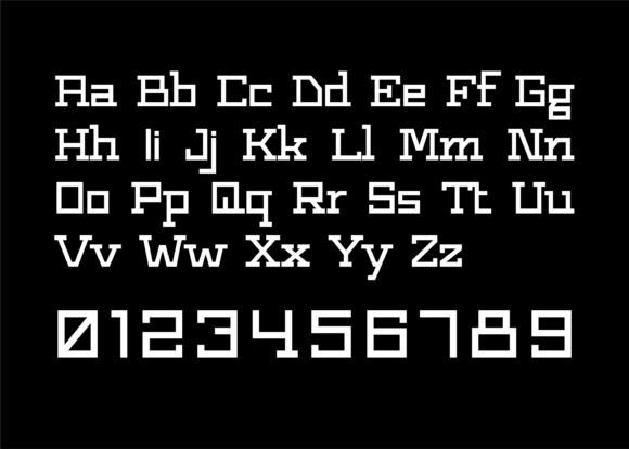Gerank Font - Preview 4