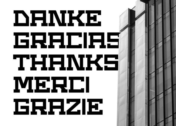 Gerank Font - Preview 6