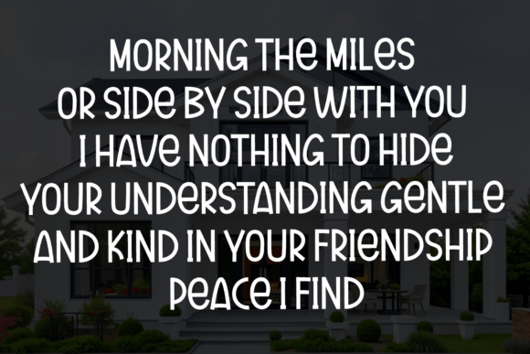Hello Homes Font - Preview 3