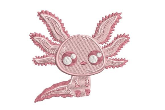 Kawaii Axolotl Stitch