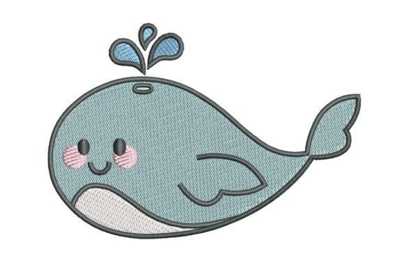 Kawaii Whale Stitch