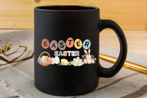 Kids Easter Egg Font PNG with transparent background - Preview 2