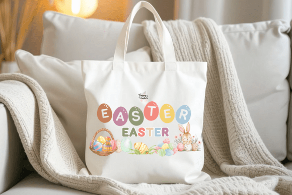 Kids Easter Egg Font PNG with transparent background - Preview 3