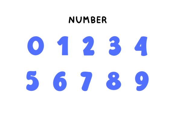 Kids Easter Egg Font PNG with transparent background - Preview 6