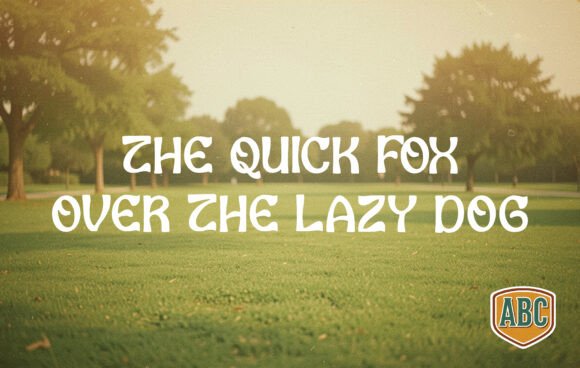Lawn Green Font PNG with transparent background - Preview 1