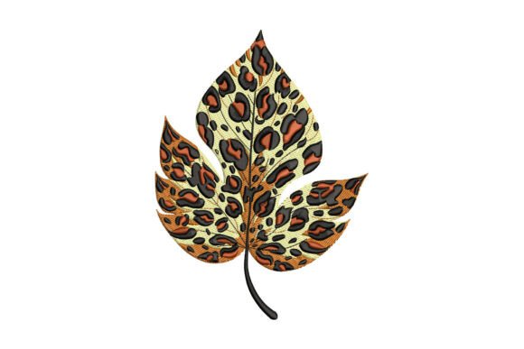 Leopard Print Leaf