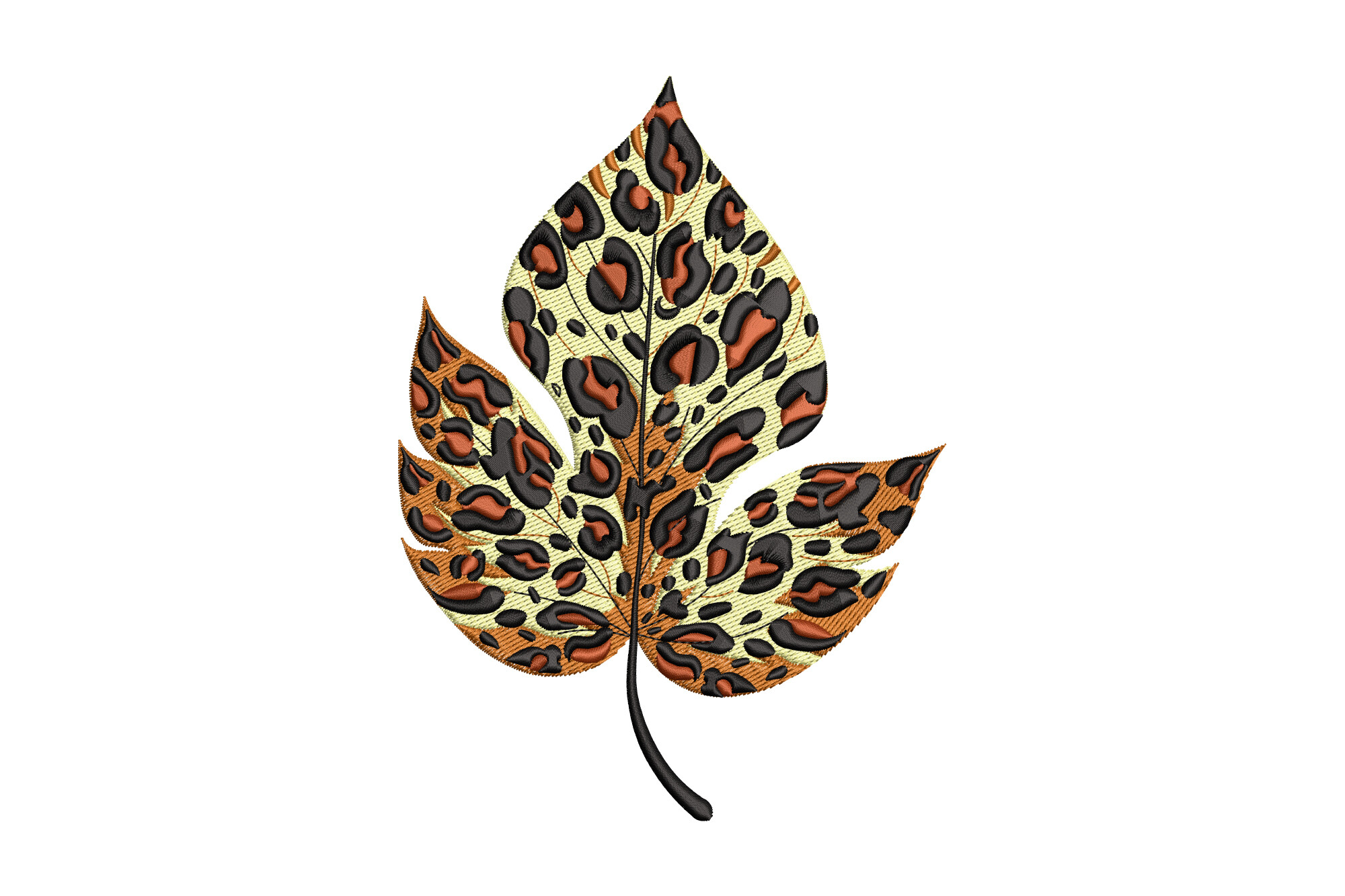 Leopard Print Leaf