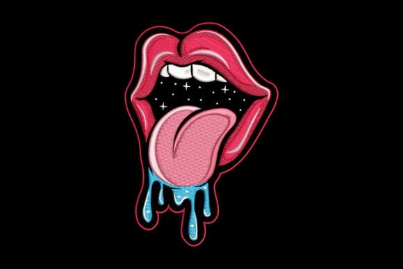 Lips with Drip