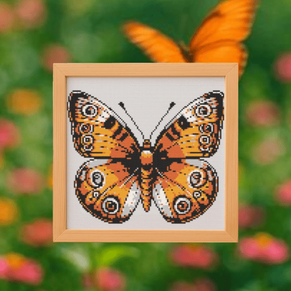 🦋Purple Emperor Butterfly Cross Stitch