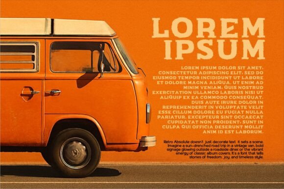 Retro Absolute Font PNG with transparent background - Preview 2