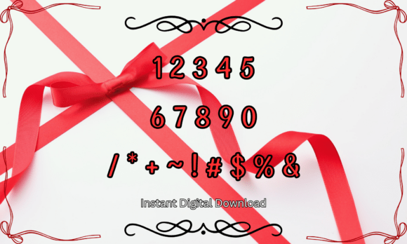 Ribbon Letter Font PNG with transparent background - Preview 3