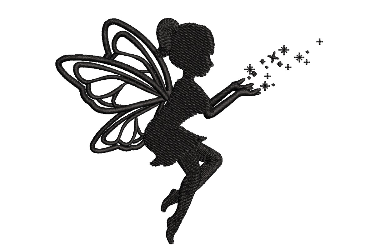 Silhouette of a Fairy