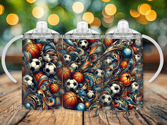 Soccer Sports Sippy Cup Kids Tumbler