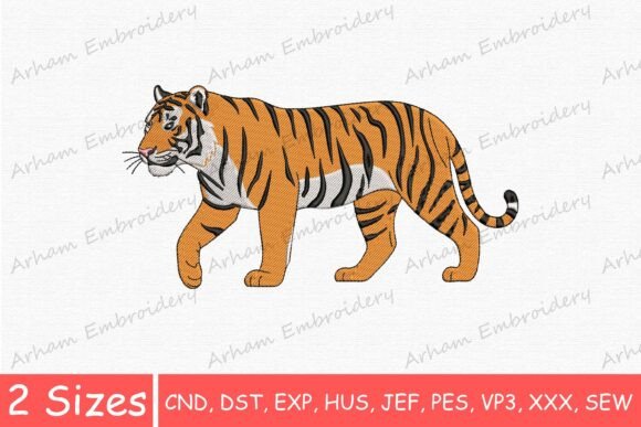 Wild Animal Walking Tiger