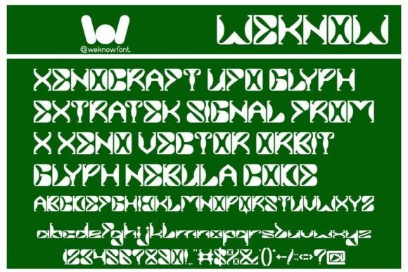 Alien Ufo Font - Preview 4