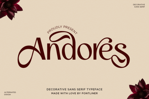 Andores Sans Serif Font By Font Liner