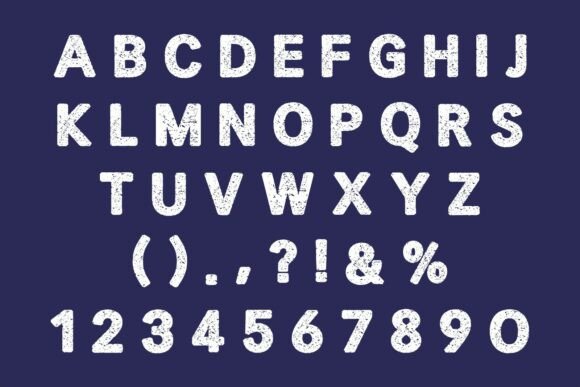 Black Vintage Font - Preview 4