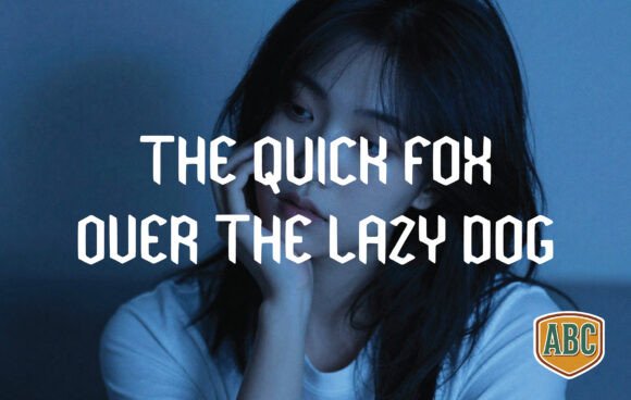 Blue Font - Preview 1