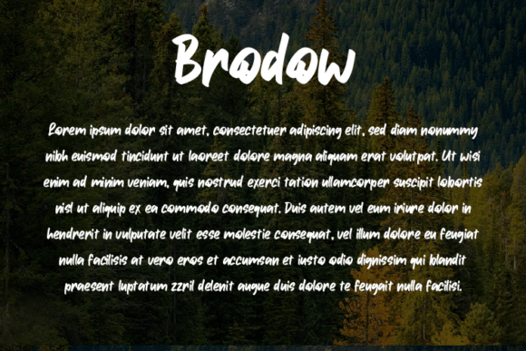 Brodow Font - Preview 2