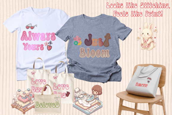 Bunny Stitch Duo Font - Preview 4