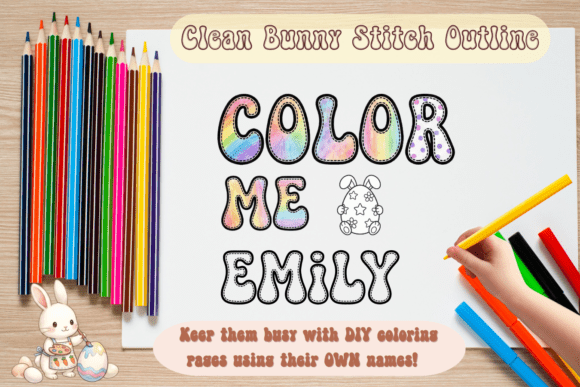 Bunny Stitch Duo Font - Preview 6