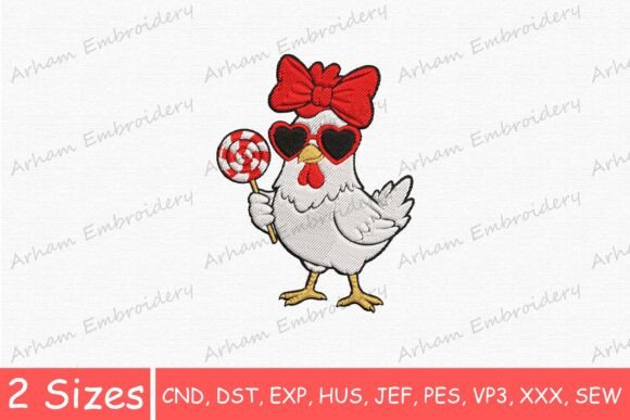 Cute Chicken with Lollipop
