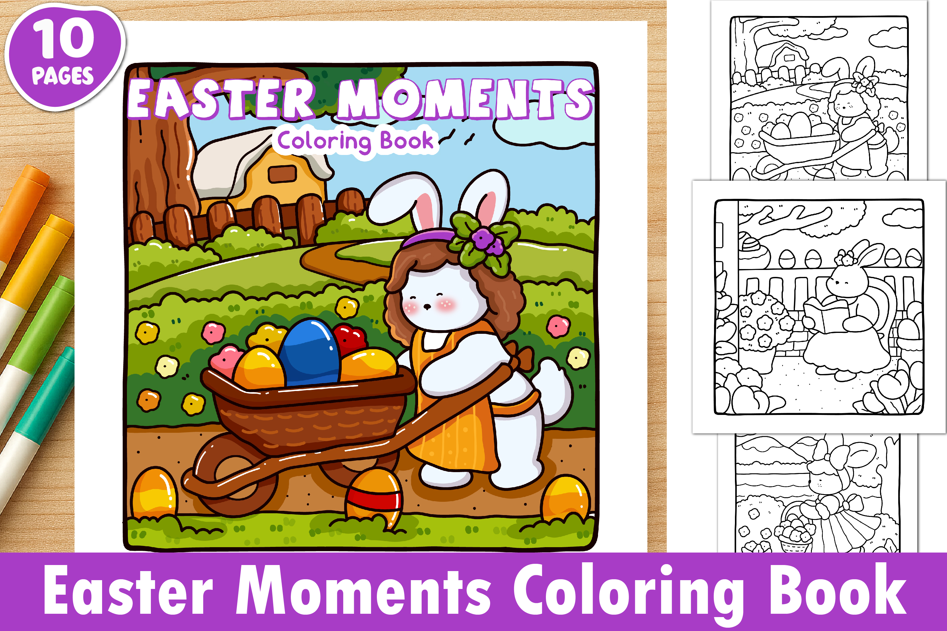 Easter Moments Coloring Book