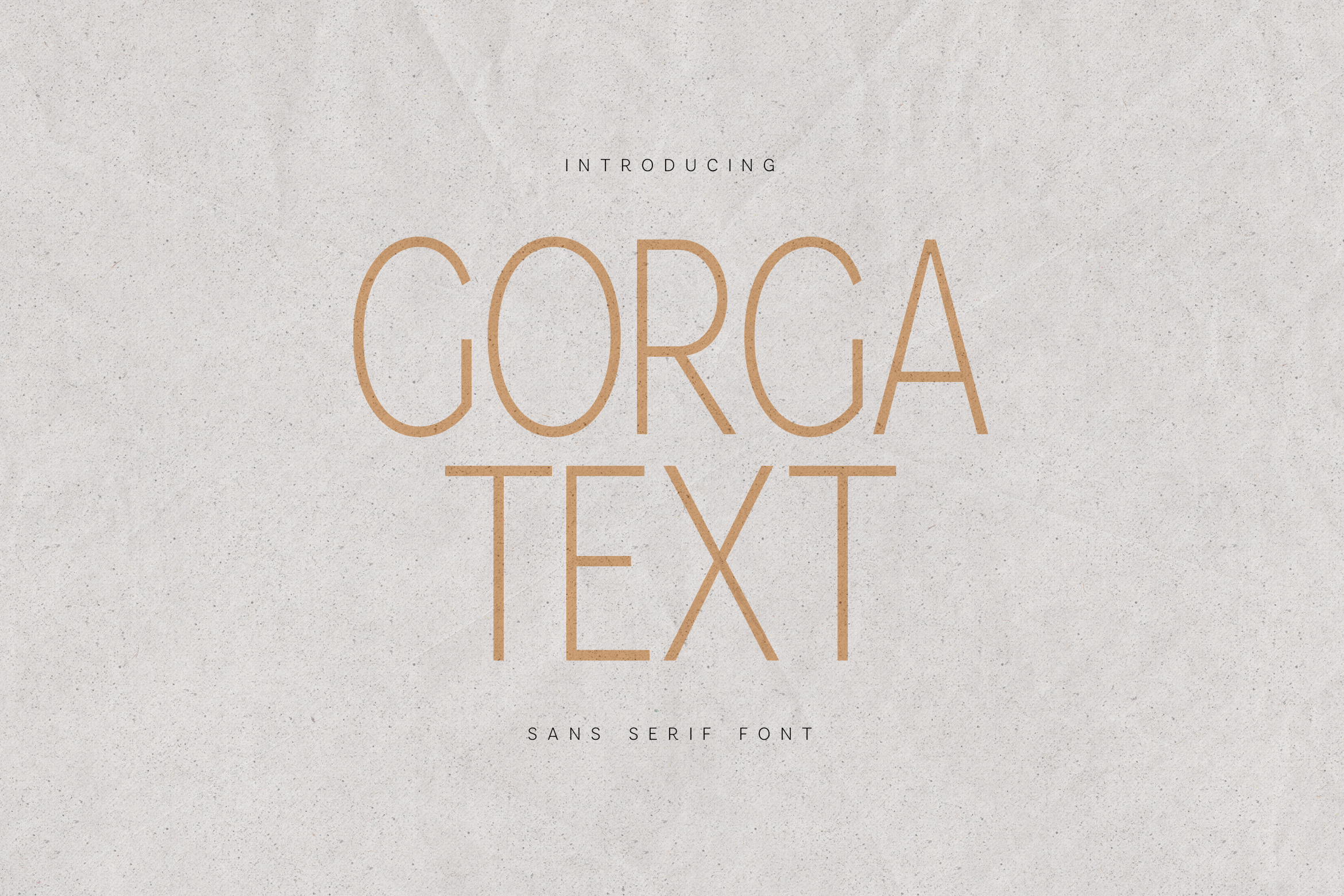 Gorga Text preview: sans-serif text face for paragraphs