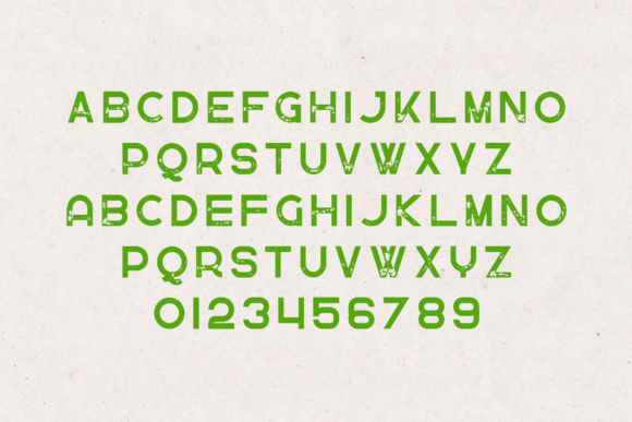 Greenth Font - Preview 1