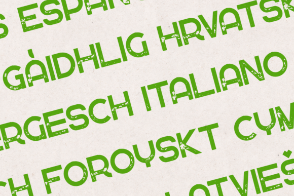 Greenth Font - Preview 2
