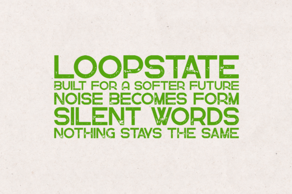 Greenth Font - Preview 3