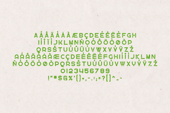 Greenth Font - Preview 4