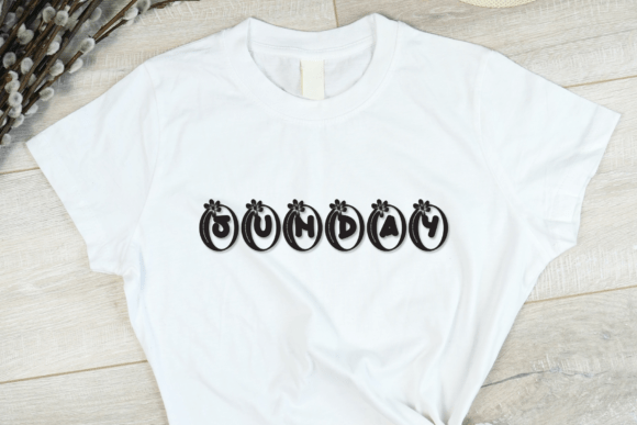 Happy Flower Font - Preview 3