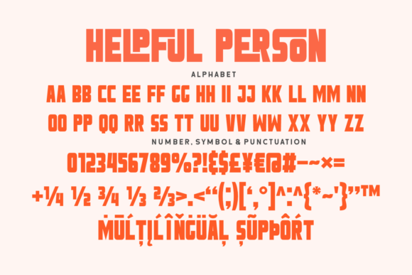 Helpful Person Font - Preview 6
