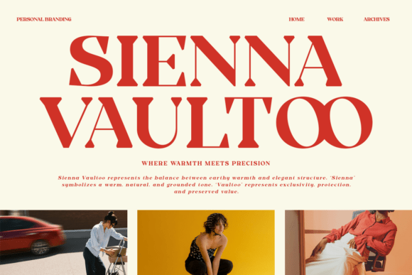 Kesiq Serif Font PNG with transparent background - Preview 2