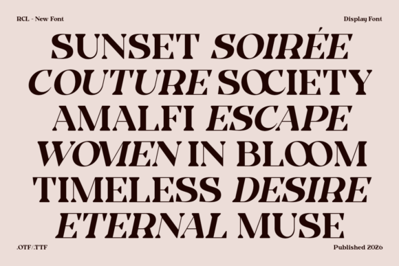 Kesiq Serif Font PNG with transparent background - Preview 3